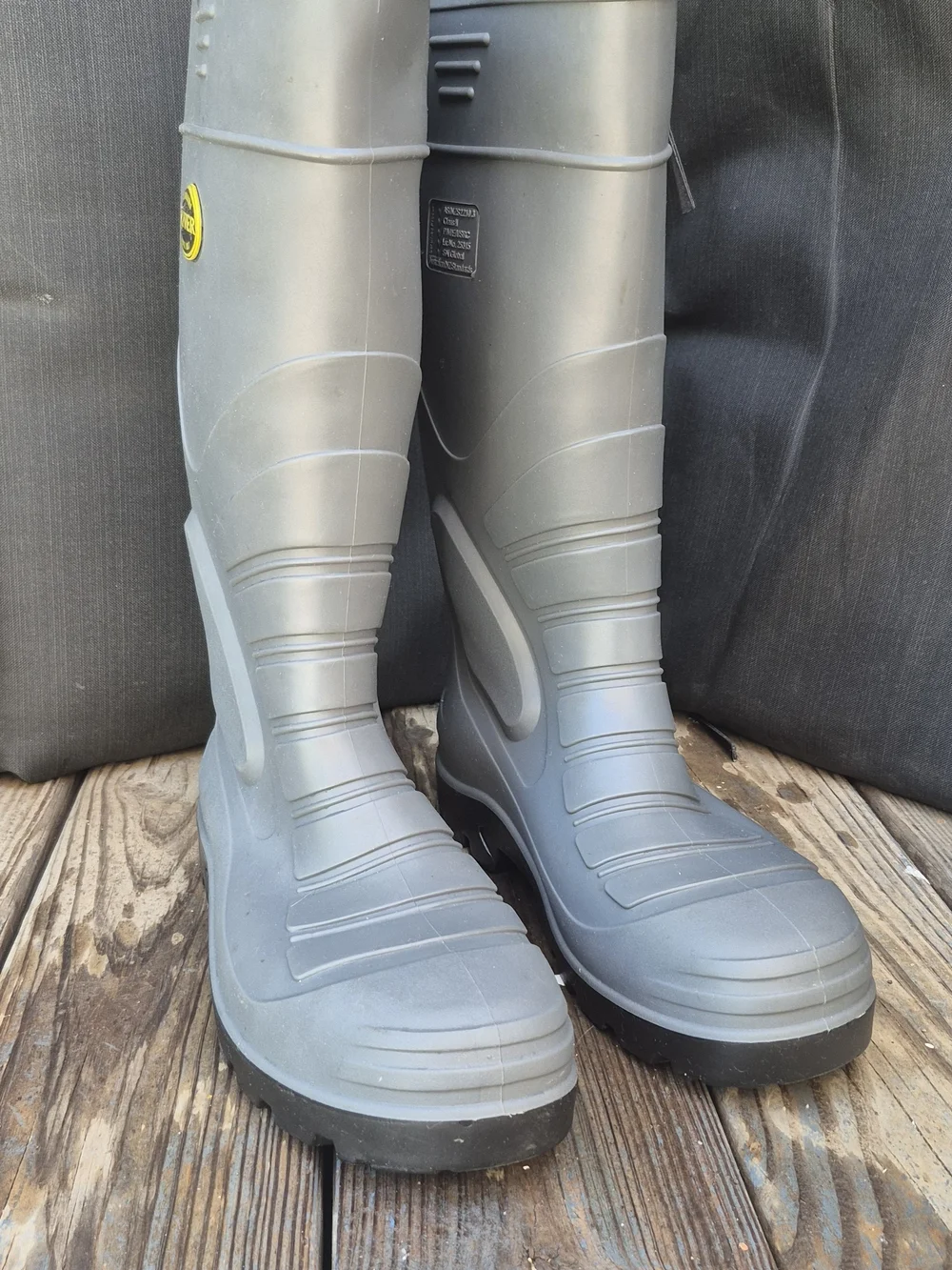 Oliver Gray Rubber Work Boot size 8
